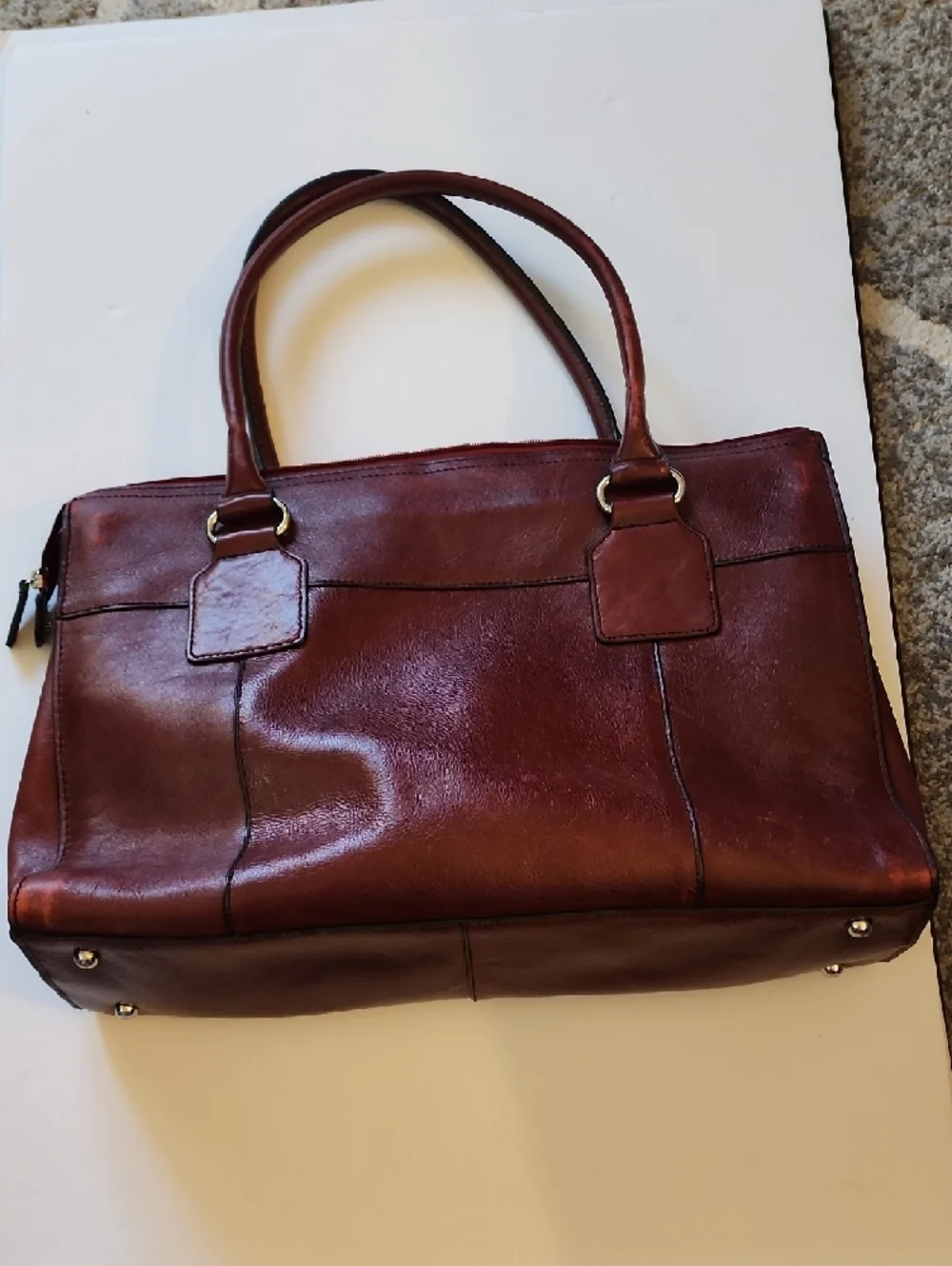 Wilsons Vintage Leather Computer Bag.